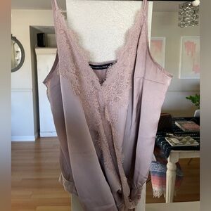 Abercrombie Satin Lace Bodysuit